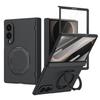 Magnetisk Ringholder Glassfilmdeksel for Samsung Galaxy Z Fold 8 5G Fold8 Ultra Fold7 Fold6 Fold5 Fold 7 6 5 Trådløs Lading
