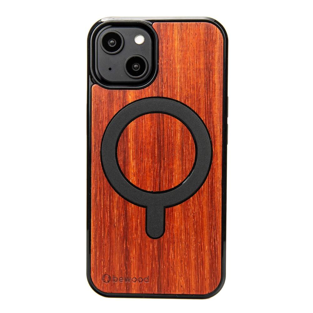 Bewood Wooden Case for iPhone 15 Padouk with MagSafe