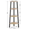 Corner Bookcase - Sonoma - Lls034B11