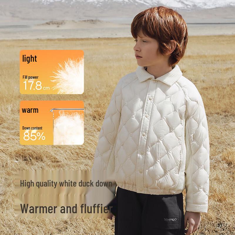 YEEHOO Boys' Short Winter Down Jacket