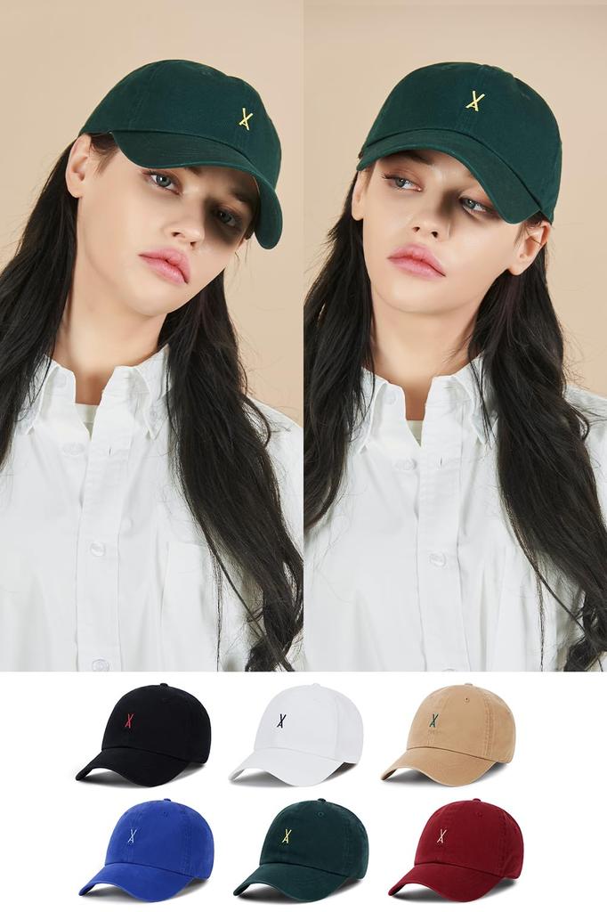 Logo Over Fit Chino Ball Cap Green [VARZAR]