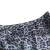 Women High Quality Leopard Vintage Midi Skirt Side Zipper Ladies Chic Mid Calf Skirts