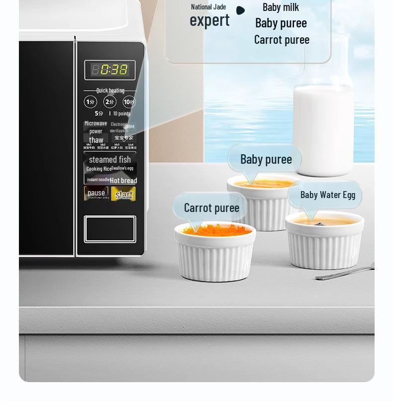 Midea 20L Intelligent Turntable Microwave Oven - Compact & Even Heating