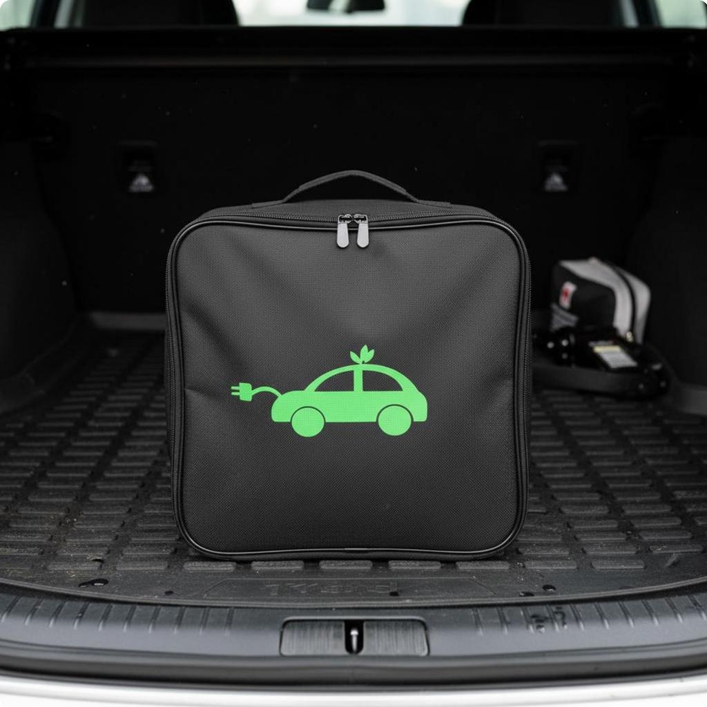 Electric Charging Cord Bag Retardant Electric Vehicle Charger Case Car Charger Cord Storage Bag Fire Resistant for Travel