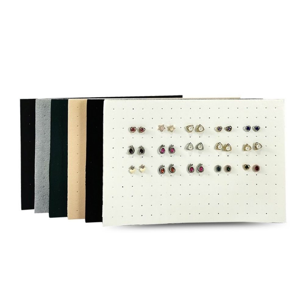 Foam Padding Jewelry Display Tray Velvet/PU Surface Jewelry Showcase Pad Retail Showcase