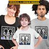 Hugging Love Pop Art Icon Design Talking Heads Abstract Novelty T Shirt Adult