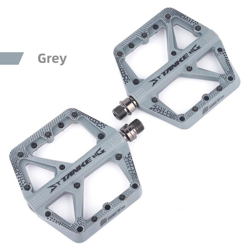 Ultralight Nylon MTB Bicycle Pedals Widen Non-slip DU+1 Bearing Flat Platform Pedals Mountain Road BMX Bike Cycling Accessories