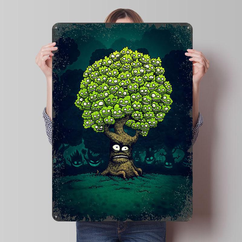 

HappyTreeFriends Tin Plaque Poster Customized Wall Art Retro Vintage Metal Signs for Man Cave Modern Home Decoration Luxury Room 7.9x11.8In(20x30cm)