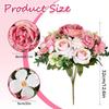 32cm Artificial Rose Ball Daisy Silk Flower Home Decor Wedding Decoration Festival Atmosphere Ornament Vase Decor Peony Bouquet