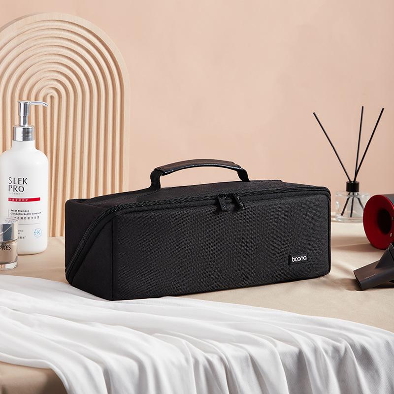 

Сумка для фена, портативный чехол большой емкости для хранения щипцов для завивки волос, водонепроницаемая пылезащитная косметичка, дорожная сумка L
