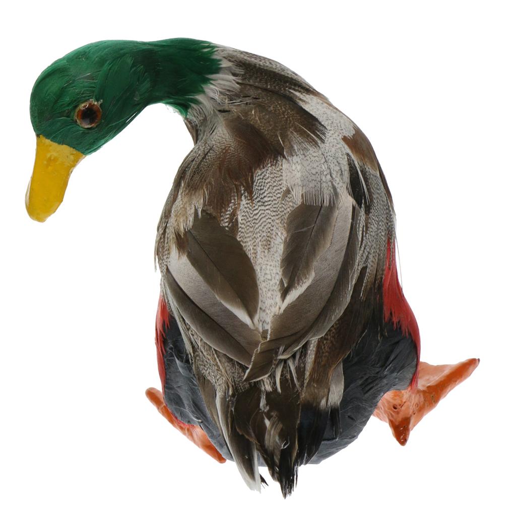 Decorative Duck Sculpture Realistic Outdoor Statue for Pond Water Garden Park Lawn Ornament