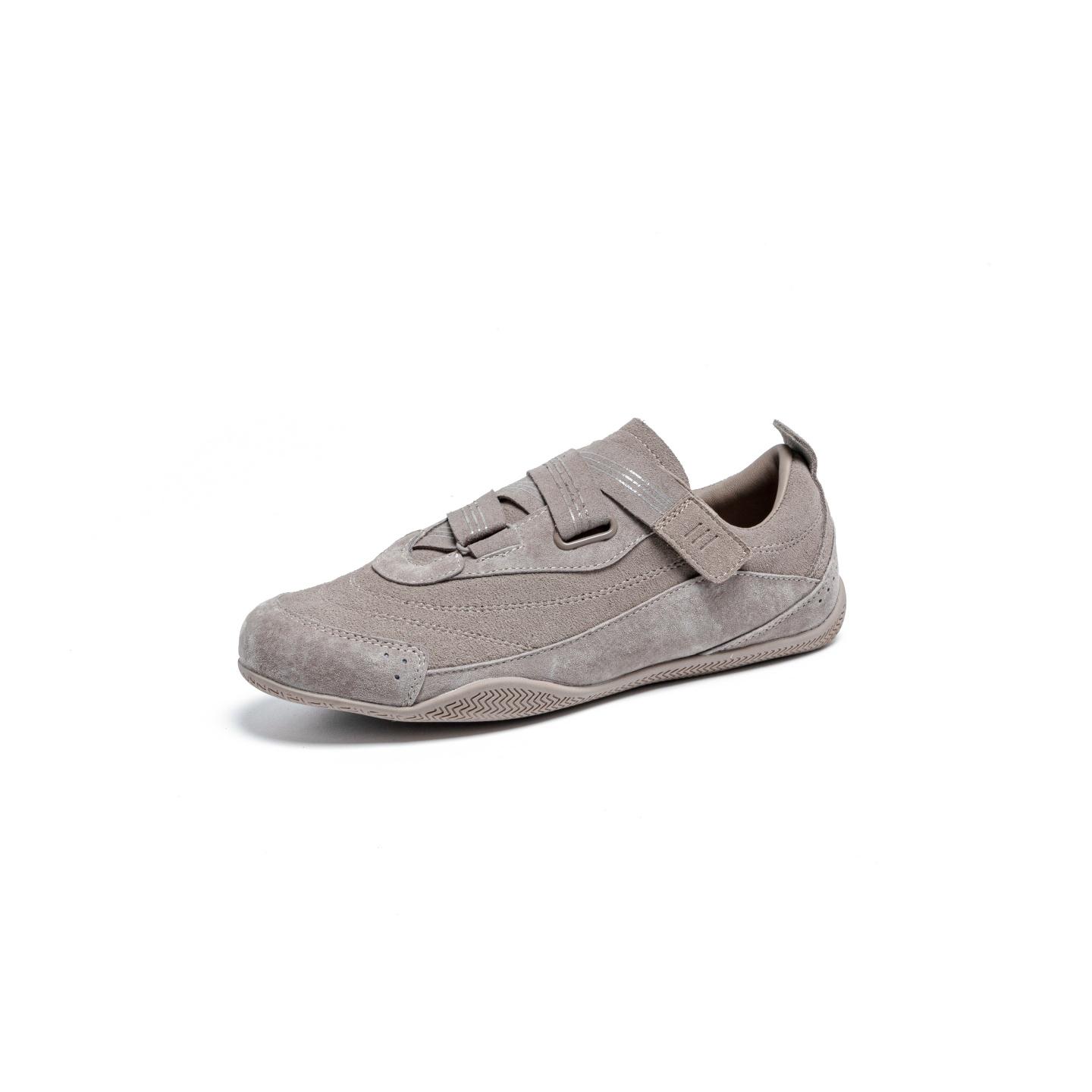 

Leather new Velcro shoes versatile comfortable casual shoes soft sole flat sole small single shoes women 40