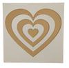Large MDF Heart for the Wall - Outline