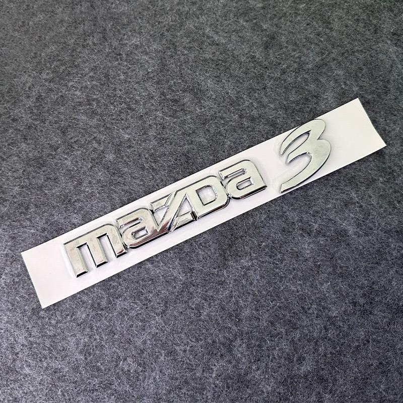 

ABS Silver Black Car Emblem Logo Badge Sticker Decal For Mazda 6 Mazda 3 Mazda6 Mazda3 accessories styling