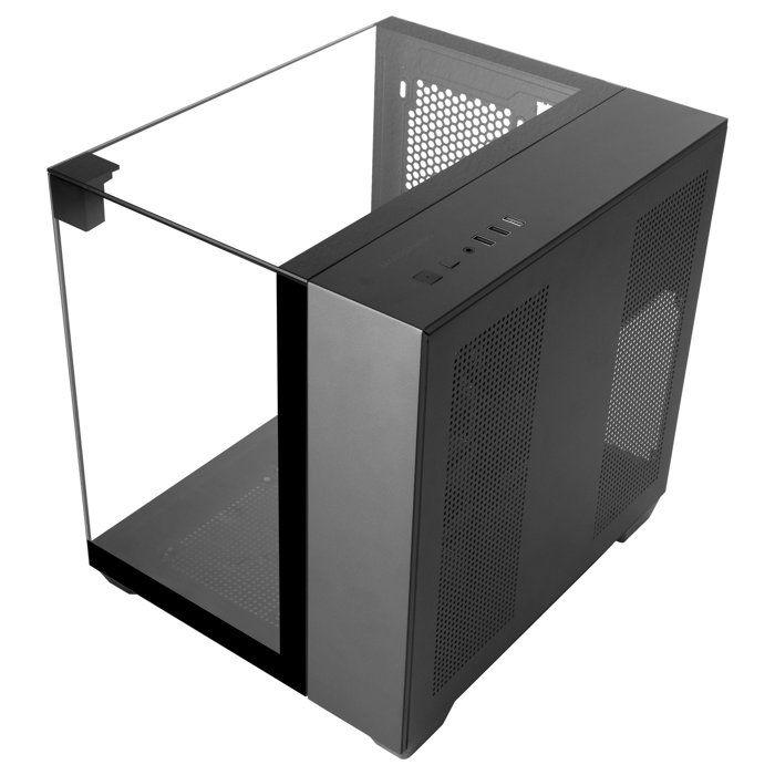 Gaming-Gehäuse - Mars Gaming - MC-VISIONM - MicroATX - Dreifach gehärtetes Glas - 240mm Wasserkühlung