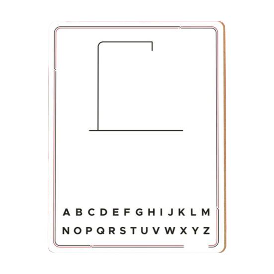 Board Game 9x12 Double-Sided Whiteboard Reusable Portable Erasable Hang Man Games Dry Erase Board for Travel Classroom Home