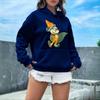 Disney Mickey Graphic Print Hoodie Autumn Women Men Casual Pullover Sweatshirt Streetwear Vintage Cartoon Tops Jacket Daily Wear