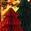 Honeycomb Christmas Tree 3D Honeycomb Table Centerpiece Folding Paper Christmas Tree Ornament for Winter Home Xmas Party Decoration