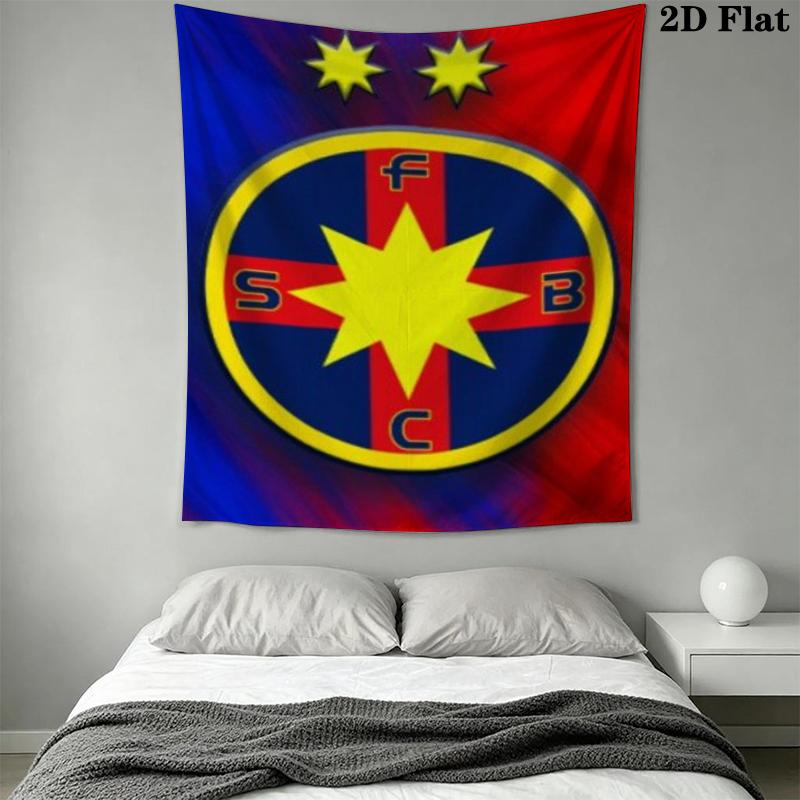 fcsb steaua Wall Tapestry Aesthetic Wall Hanging Printed Fabric Blanket Decorative Tapestries for Bedroom Living Room Home Decor