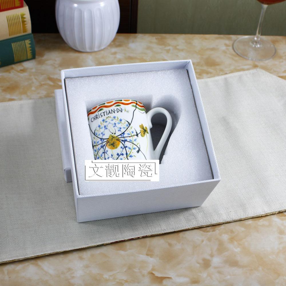 European Ceramic New Creative Light Luxury Bone China Western Plate Set Afternoon Tea High-quality Coffee Cup Gift Mug Set
