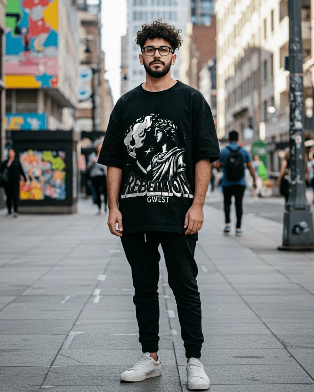 Rebellion Oversized T-Shirt L