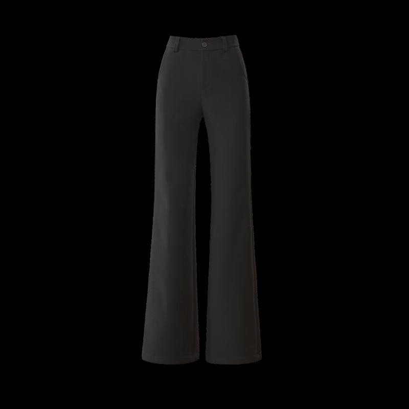 ESE-Y Women's High-Waist Micro-Flared Velvet Lined Pants