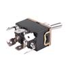 A84E-5X AC 250V/10A 125V/15A DPDT 3 Position ON/OFF/ON 6 Pins Toggle Switch Black+Silver