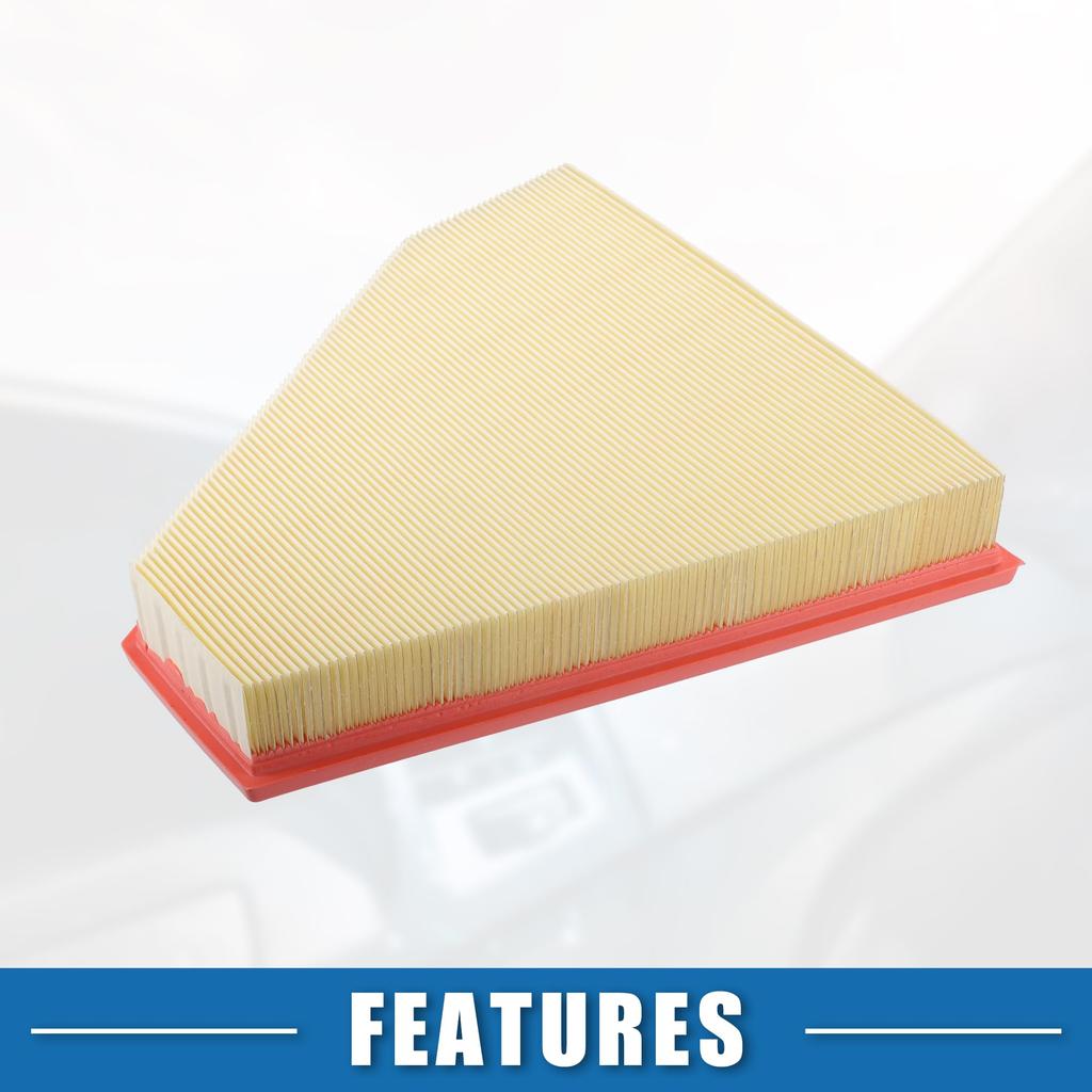 ABSOPRO Cabin Air Car Air Part X X Compatible with BMW 128I L6 Yellow Filter, Filter, Number 13717542294, 10.35" 10.24" 1.93", 3.0L 2008-2013,