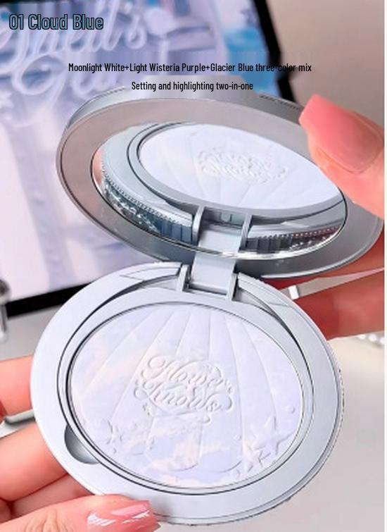 FlowerKnows Shell Pearl Multi-Use Makeup Set: Blush, Lip Glaze, Eyeshadow, Highlighter, Concealer, Perfume, and Color-Correct Cream.