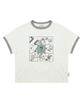 RuNaKi'Hu' Wxt103 Saigono Peace Ringer T-Shirt (Cream Beige)