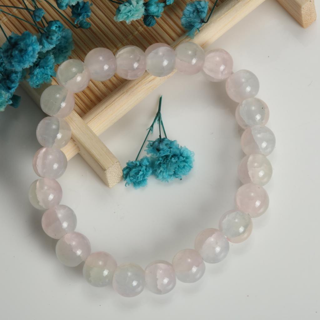 1-8Pcs Colorful Beads Beaded Bracelet Glass Beads Women's Fresh Versatile Jewelry Stretch Effected Handmade Bracelet Jewelry