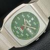 R31 AUTOMATIC JAPAN MENS VINTAGE GREEN COLOR DIAL WATCH A704710-1
