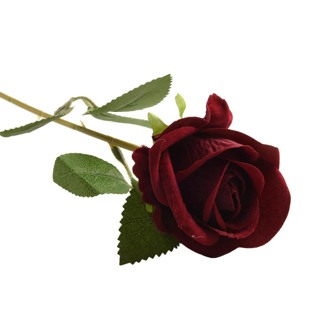 Home Decor Flower Wedding Flower Artificial Velvet Rose