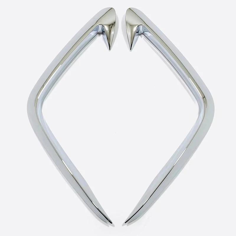 Front Fog Lamp Eyebrow Wind Knife Cover Trim For Hyundai Tucson NX4    ABS Car Styling Accessories