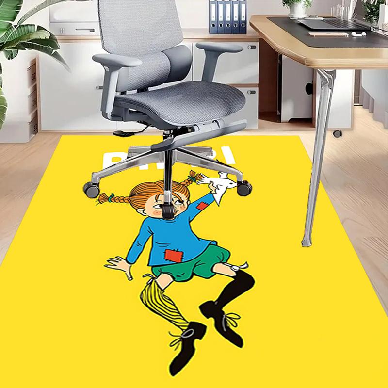 1 szt. PIPPI MIESZKAJĄCY NA DACHU Bardzo Duży Antypoślizgowy Dywanik Podłogowy, Biuro, Rodzina, Sypialnia, Studio Duży Dywan Obszarowy Dywany Wewnętrzne
