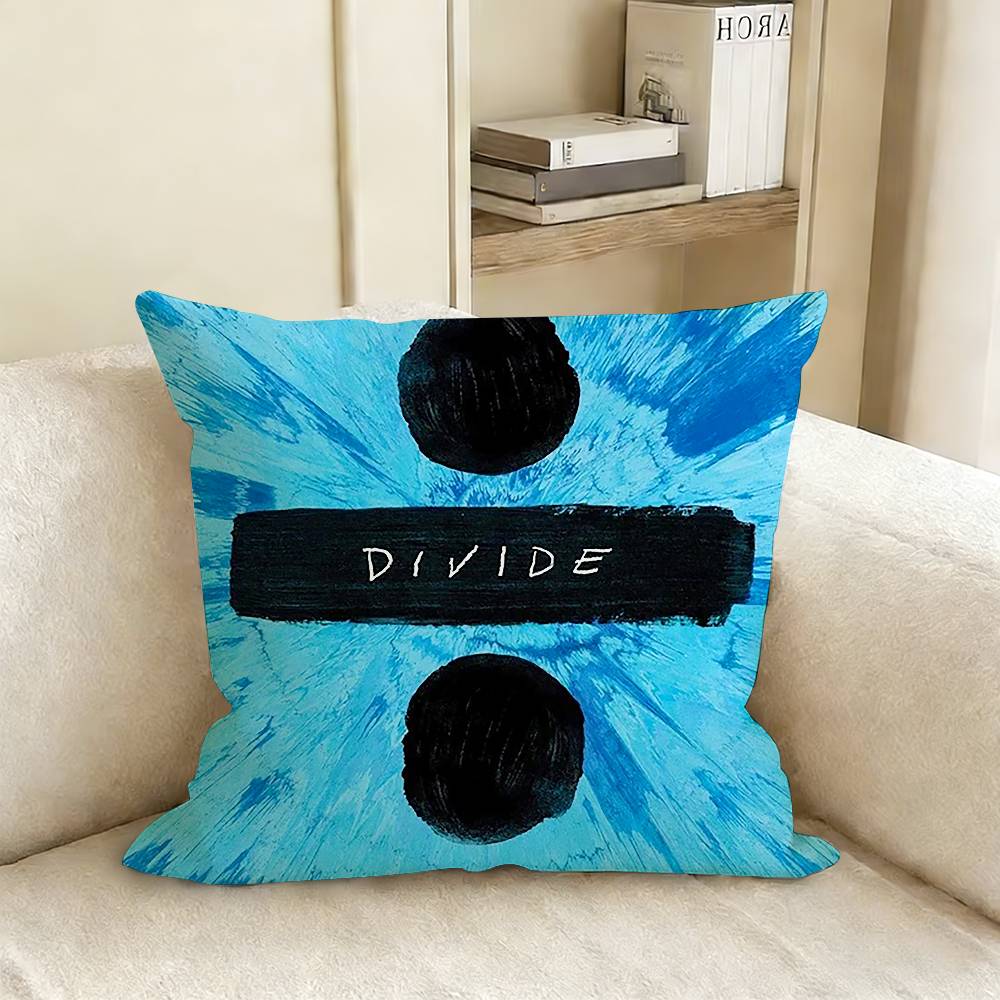 Ed SSheeran Albums Pillow Case Living Room Sofa Cushion Cover Suitable For Home Bedroom Room Decoration