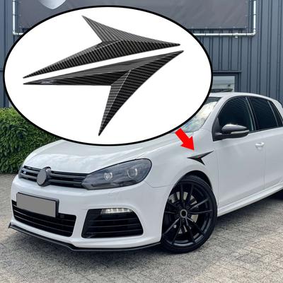 Dla akcesoriów VW Goft 4 5 6 7 Gti boczne nadwozie samochodu błotnik dekor drzwiowy pokrywa ostrze flank skrzydło znaczek z symbolem Auto Tuning