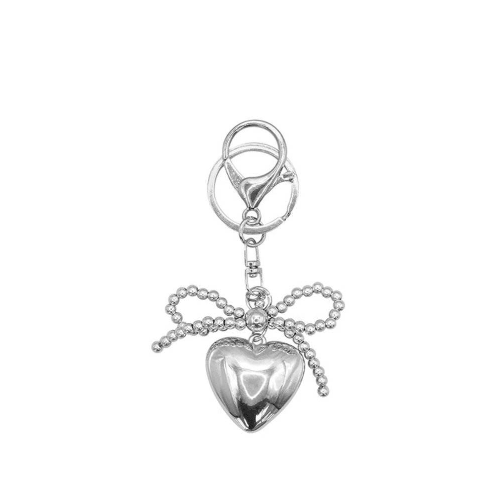 around ann Plum heart keyring