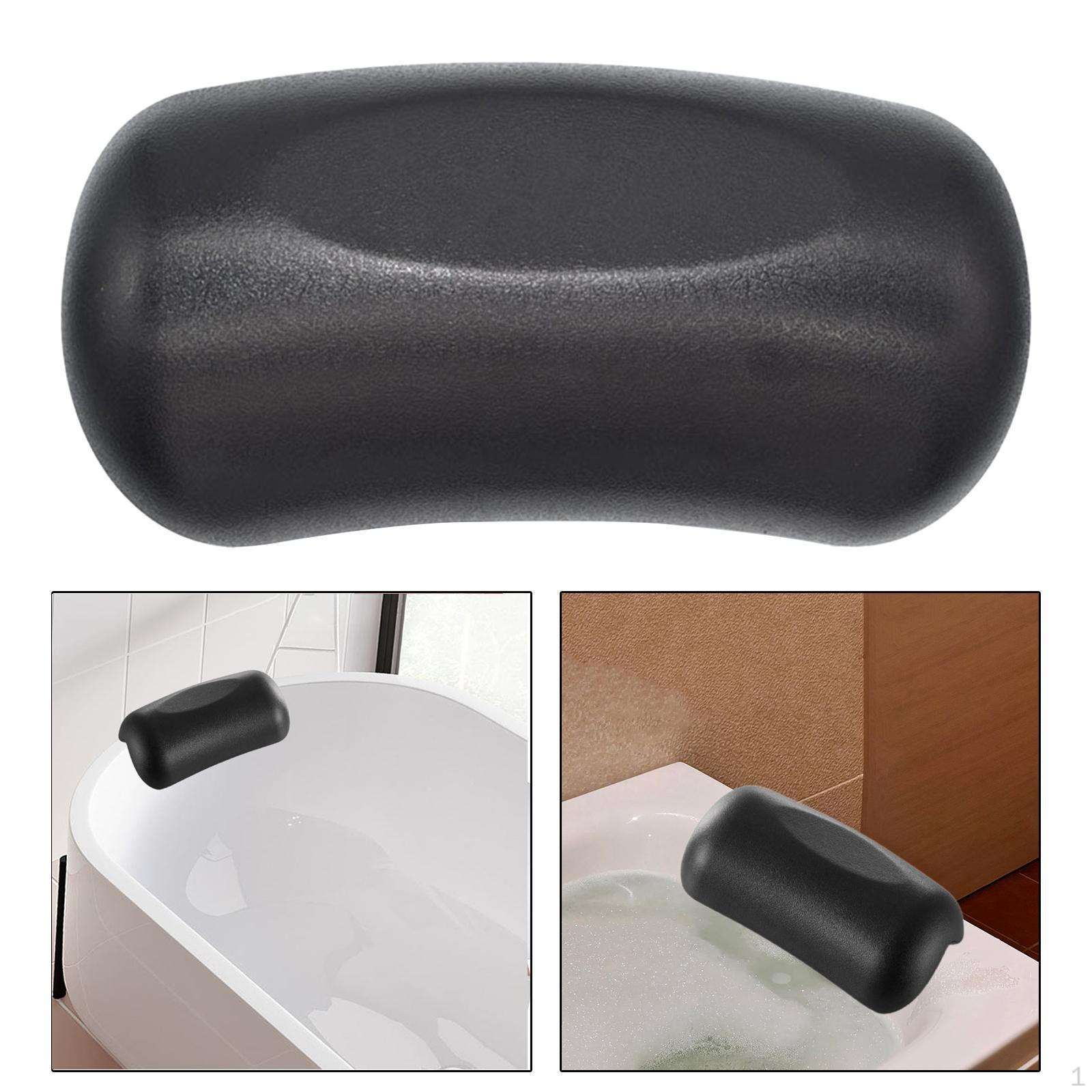 

Подушка из сетки для ванны с присоской, подголовник, поддержка шеи и плеч чёрный