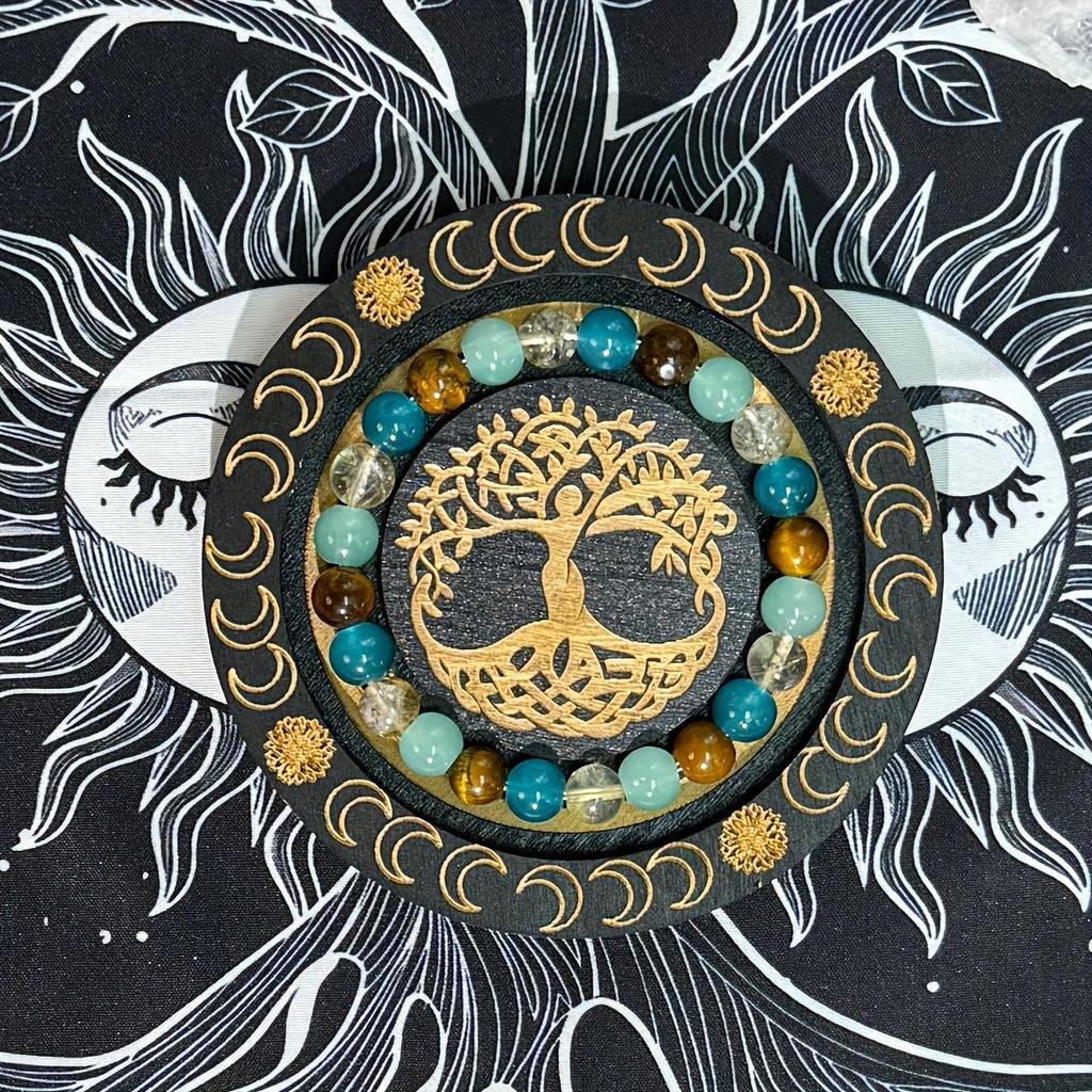 Neues Tigerauge Stein Rauchquarz Armband Handgefertigt Elastisches Seil Armband Großhandel Optimismus und Glück Weihnachtsgeschenk für die Familie