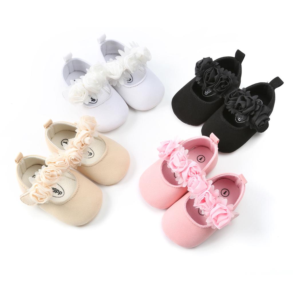 MYGGPP Bright Rose Dětské boty Boty pro princezny Boty pro batole Model s podrážkou z měkké spodní tkaniny