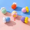 6Pcs Colorful Cat Toy Balls Cute Flower Cat Ball with Bell Kitten Chew Toy Jingle Ball for Biting Rolling Indoor Cat Entertainment