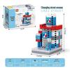City Streetscape Building Blocks: Coffee Cola Convenience Store Models & Ornaments for Kids