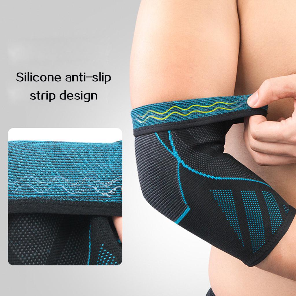 1 PC Compression Elbow Support Pads Elastic Brace for Men and Women Basketball Volleyball Fitness Protector Arm Sleeves