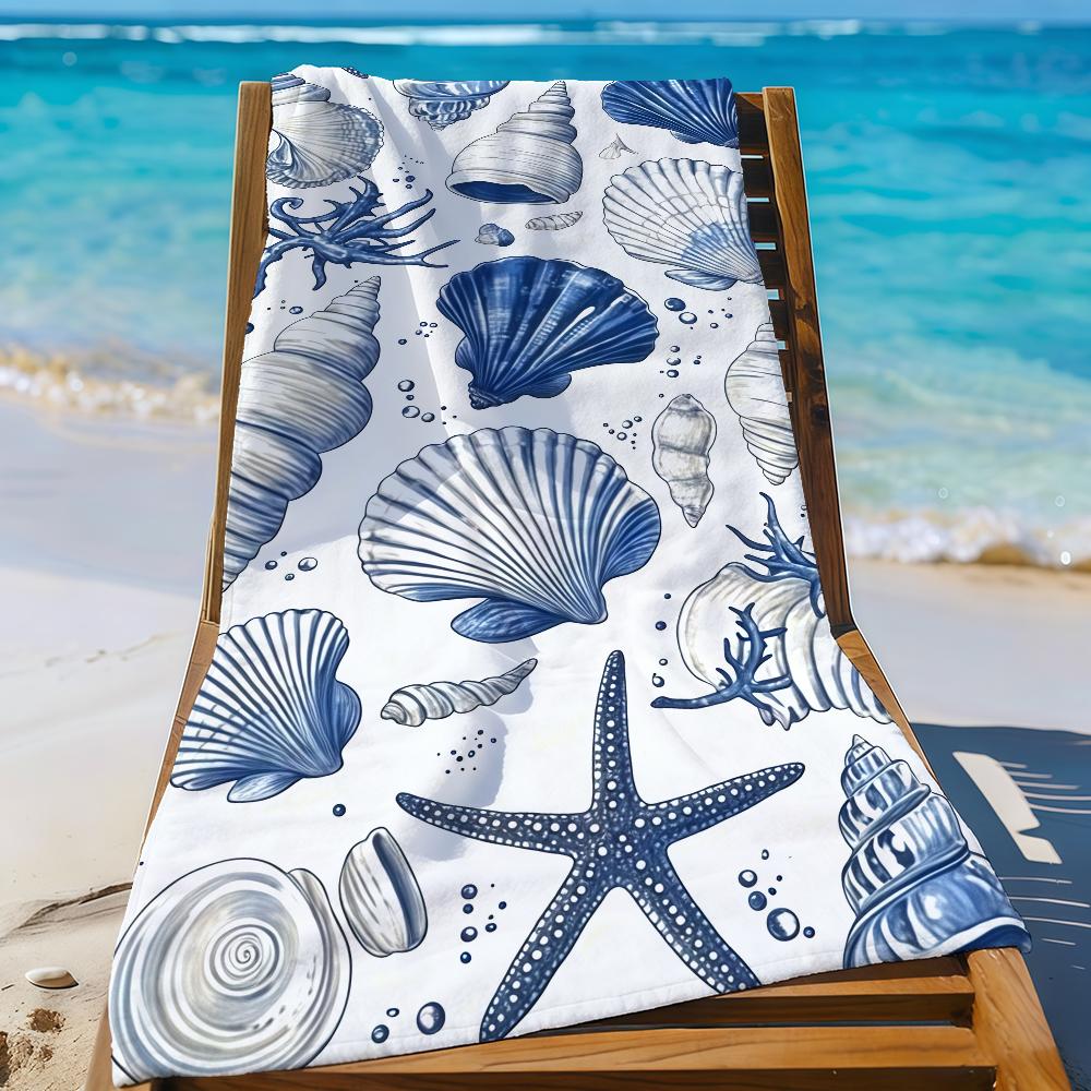 Ocean element starfish Towel Quick Drying Beach Towels Are Suitable For Swimming Pools Camping Yoga And The Gym