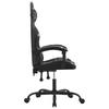Gaming Chair Black and Camouflage Faux Leather\