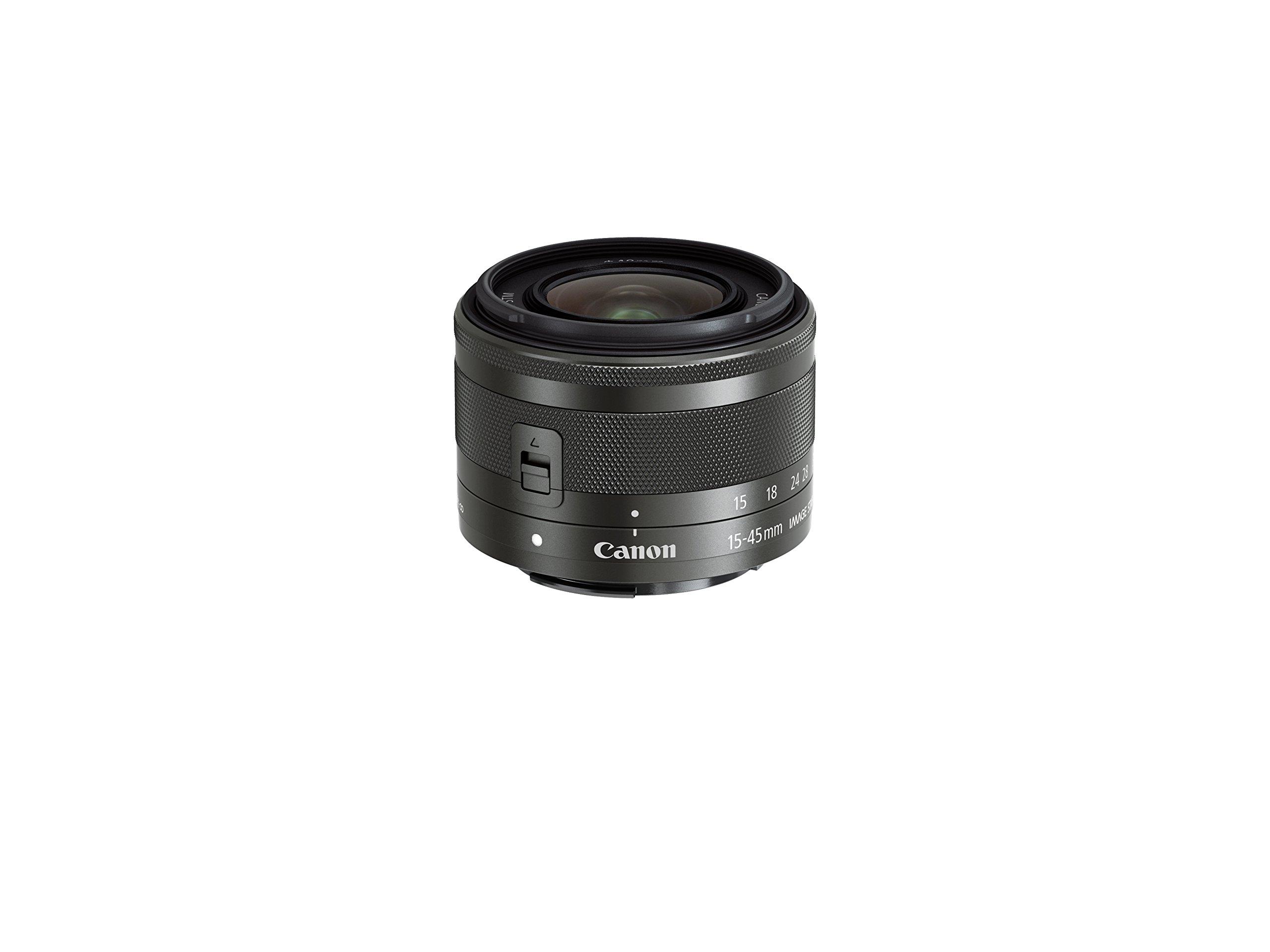 

Canon STM Standard Zoom Lens for Mirrorless Cameras EF-M15-45mm F3.5-6.3IS (Graphite)