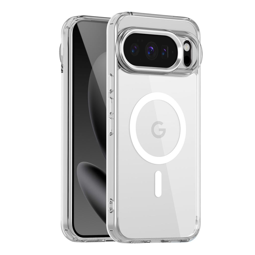 Applicable to Google Pixel10Pro ice color magnetic mobile phone case Pixel10 transparent anti-drop Pixel9A protective case