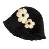Handmade Flower Weave Cap Korean Style Bowknot Beanies Hat  Autumn/winter