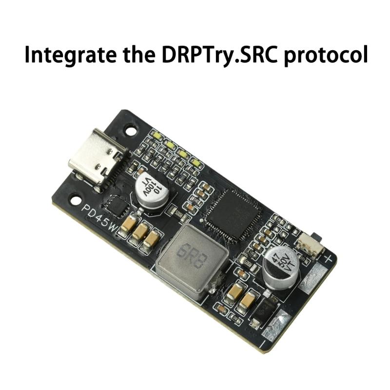 2-6S PD45W Battery Phosphate Battery Charge Discharge Module Fast Charging Output Type C Management Module